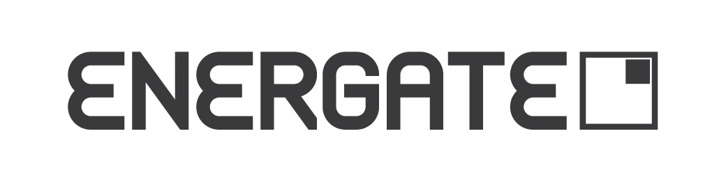 ENERGATE logo (white)