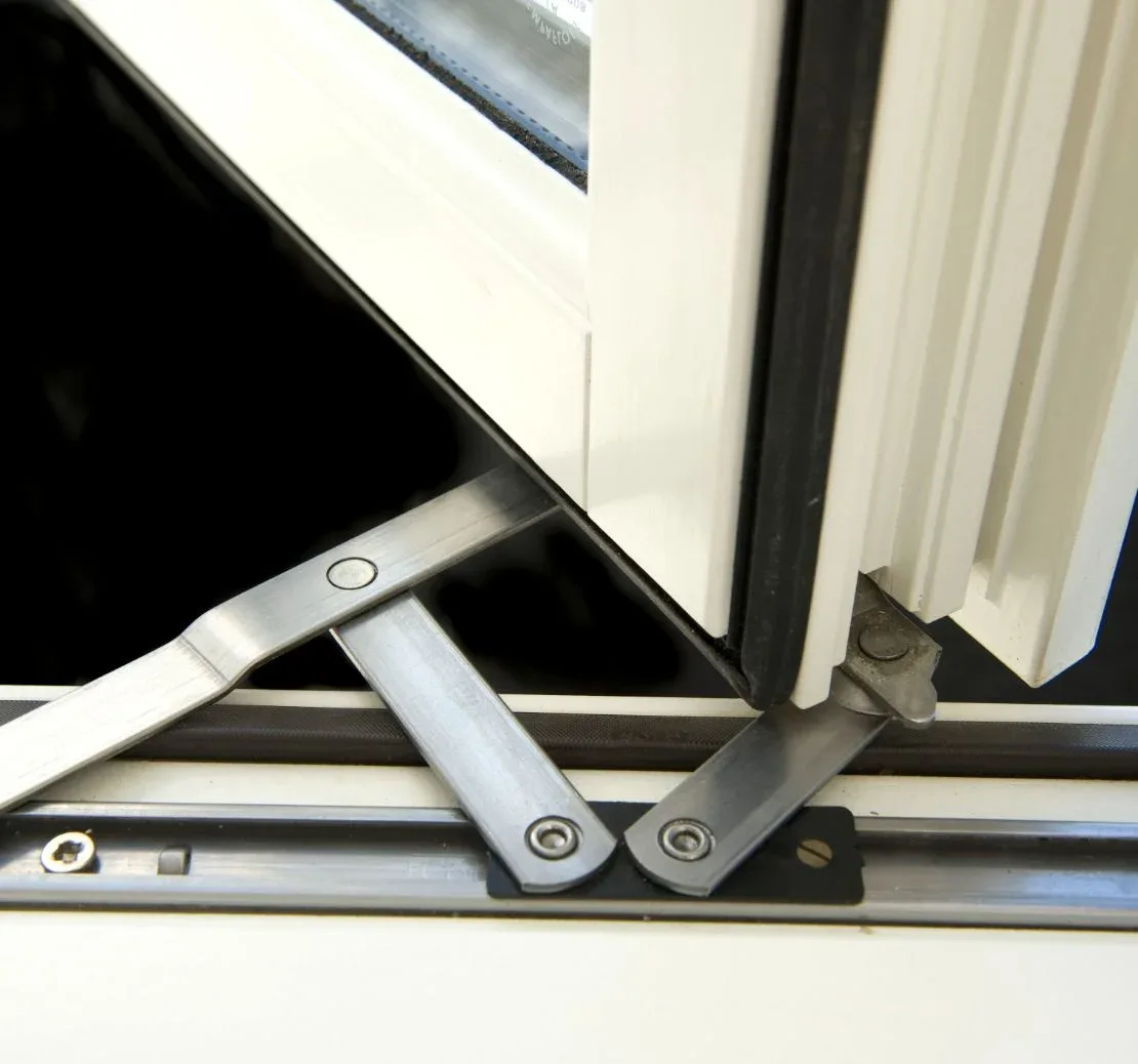 Close-up of window frame